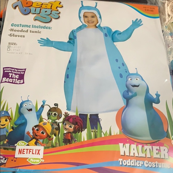 Toddler Boys Blue Beat Bugs Walter Costume - Picture 7 of 8